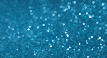 Blue White, silver, Christmas background with defocused lights. Background for New Year. White or...