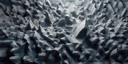 A modern and trendy geometric background with a simple and clean triangular patternの素材