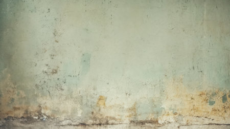 A light green textured background with a toned painted old concrete wallの素材