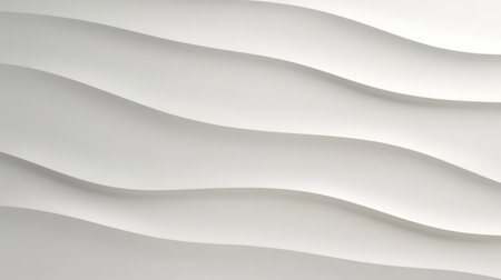 close-up shot of a smooth surface on a tonal modern paper wall with a light gray texture backgroundの素材
