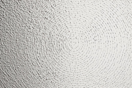 Abstract Geometry, Intricate Cross-Hatching on White Canvasの素材