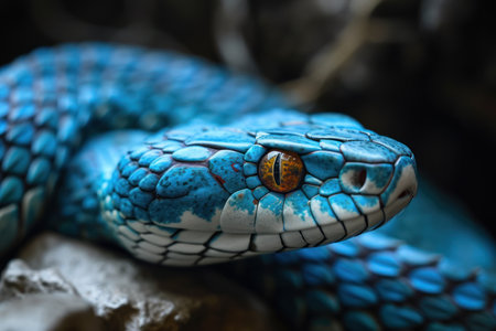 Sleek Blue Dalmatian Snakeの素材
