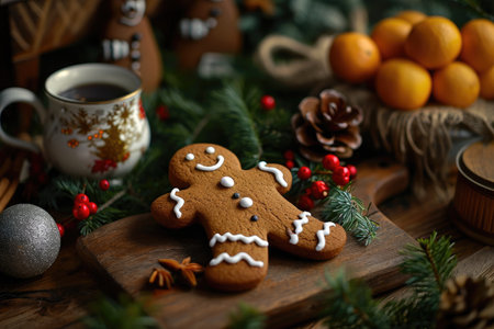 Warm and Cozy Christmas Cookie Compositionの素材