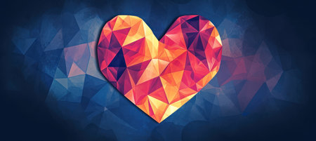 Minimalist Heart Shapes Compositionの素材