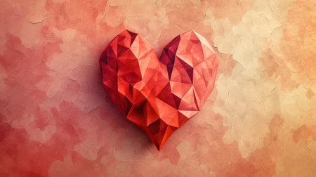 Minimalist Heart Shapes Compositionの素材