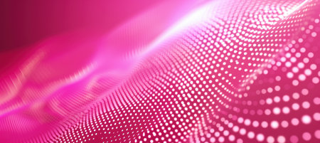 Pink and White Retro Dot Patternの素材