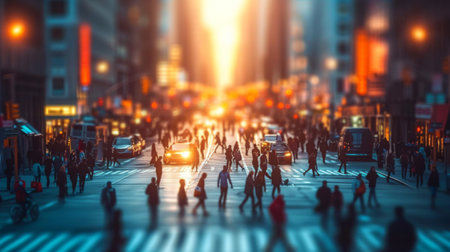 Urban Pulse, A Captivating Glimpse into City Lifeの素材