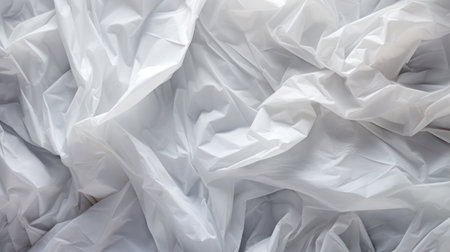 White paper with crumpled effectの素材