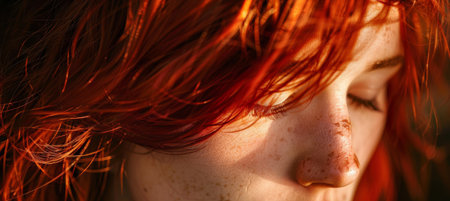 Intriguing Portrait, Red-Haired Mysteryの素材