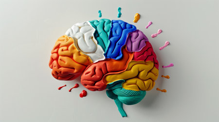 The Rainbow of Cognition, A Visual Journey Through the Human Mindの素材