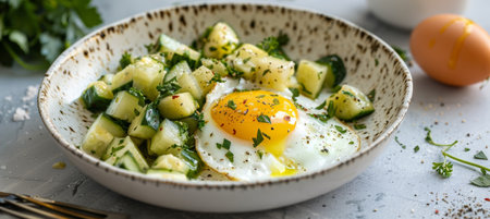 Crispy Fried Eggs & Buttered Potatoes, A Comforting Comboの素材
