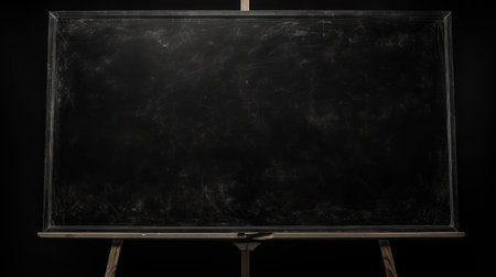 Clean and Simple Black Chalkboard Backgroundの素材