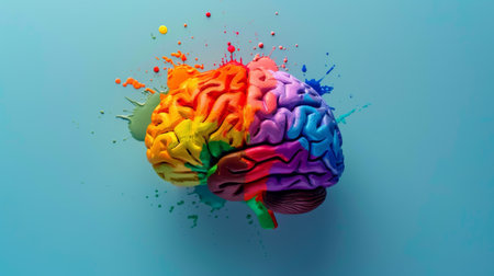 The Rainbow of Cognition, A Visual Journey Through the Human Mindの素材