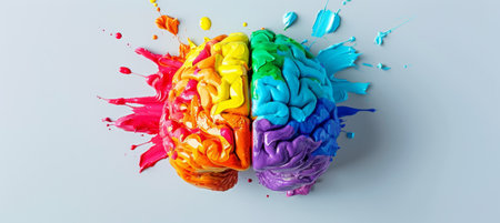 The Rainbow of Cognition, A Visual Journey Through the Human Mindの素材