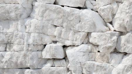 Seamless White Limestone Stones Backgroundの素材