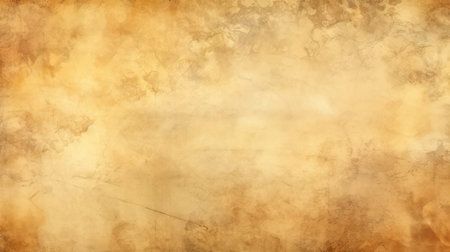 Vintage Yellowed Paper Texture Seamless Backgroundの素材