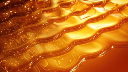 Golden Honey Flow Seamless Textureの素材