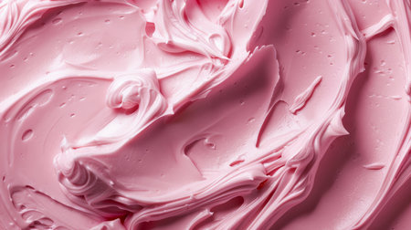 Close-Up of Cake Ice Cream Textureの素材