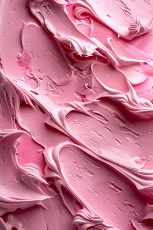 Close-Up of Cake Ice Cream Textureの素材