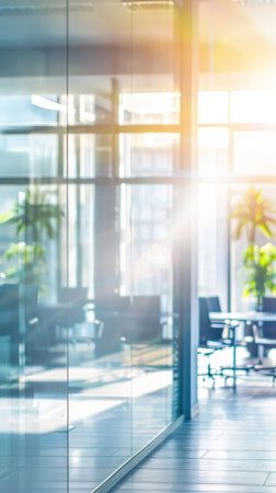 Blurred Office Interiorの素材