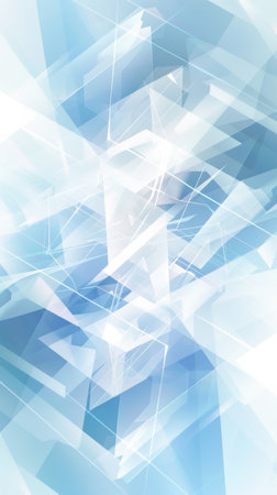 Contemporary Business Background, Blue & White Geometric Shapesの素材