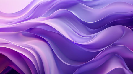 Vibrant Purple Waves, Abstract Backgroundの素材