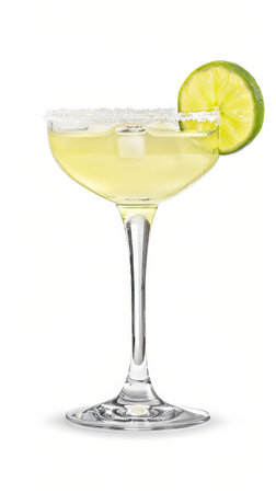 Isolated Margarita Drink on White Backgroundの素材