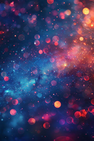 Abstract Sky with Defocused Lightsの素材