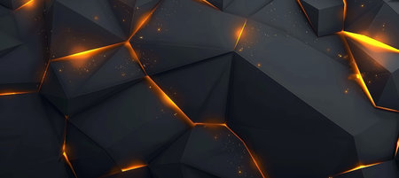 Futuristic Dark Geometric Wallpaper Designの素材