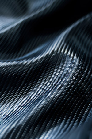 Closeup of Carbon Fiber with Light Accentsの素材