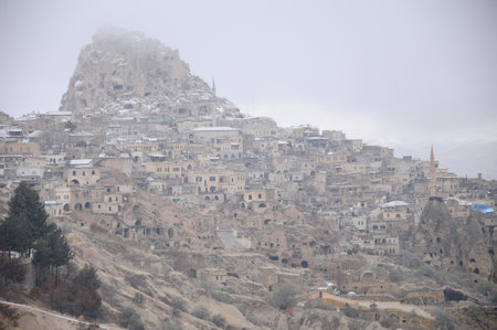 Cappadocia, the famous and popular tourist destination at Turkey のeditorial素材