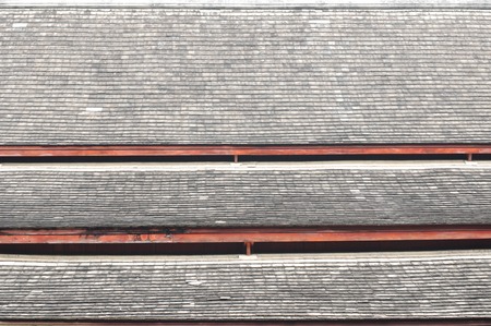 texture of brown rooftop in temple 
