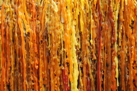 candle drippings for background