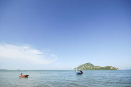 view of the sea in Thailandの写真素材