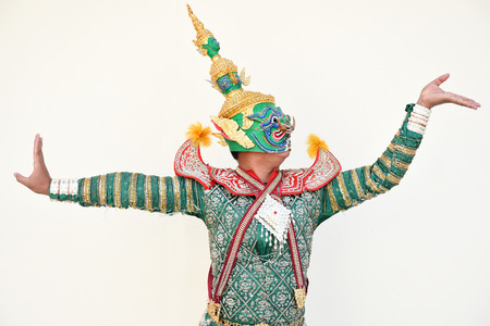 khon,kind of Thai dramaの写真素材
