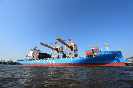 BANGKOK, February 26,2015: Port Authority of Thailand Klongtoey. The biggest port in Bangkok with...