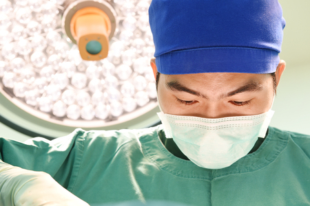 veterinarian surgery in operation roomの写真素材