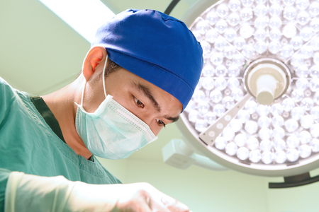 veterinarian surgery in operation roomの写真素材