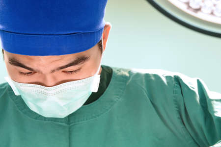 veterinarian surgery in operation roomの写真素材