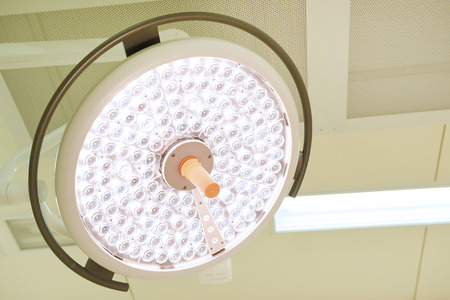 surgical lamps in operation roomの写真素材