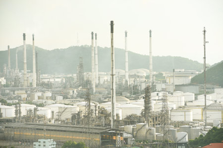 Oil refinery industry, Thailandのeditorial素材