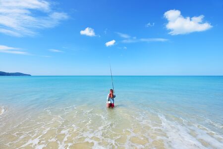 beautiful beach and tropical seaの写真素材
