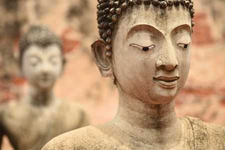 Wat Chaiwatthanaram temple in Ayuthaya Historical Park, Thailandの写真素材