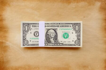 close up of banknote for background