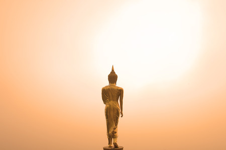 Buddha statue at Wat Phra That Khao Noi, Nan, Thailandの写真素材