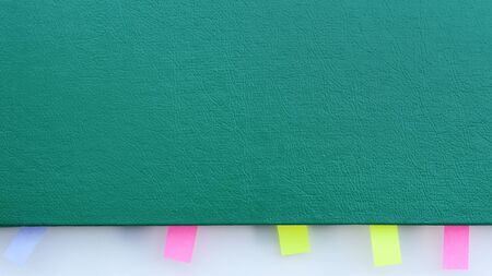 close up of notebook isolated on white backgroundの写真素材