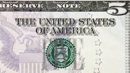 close up of banknote for background