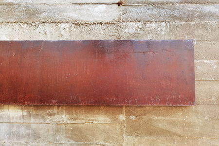 metal of rusty steel construction beams for backgroundの写真素材