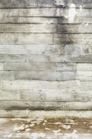 close up of concrete cement textured wall for backgroundの写真素材