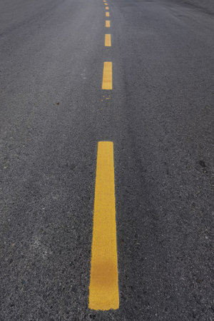 Empty highway asphalt road texture. Top view.の写真素材